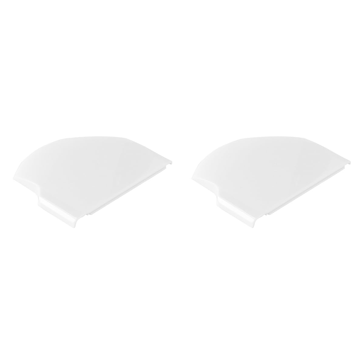 Ausi 2 PCS Replacement Battery Back Door Covers Protectors for PSP 2000 2003 2004 3000 3003 3004 White