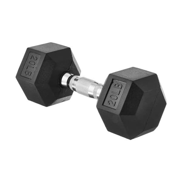 Amazon Basics Rubber Hex Dumbbell Hand Weight 1 Amazon Basics Rubber Hex Dumbbell Hand Weight