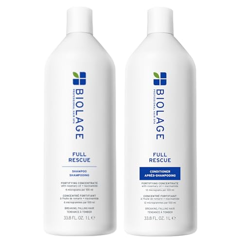 Image of Biolage Full Rescue Shampoo - For Fine & Thinning Hair | With rosemary oil & niacinamide, vegan, cruelty-free, fortifies, strengthens, for fuller-looking hair