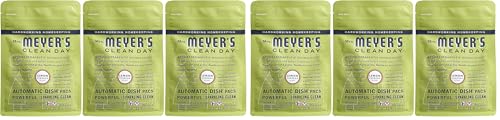 Image of MRS. MEYER'S CLEAN DAY Automatic Dishwasher Pods, Lemon Verbena (Pack of 2)