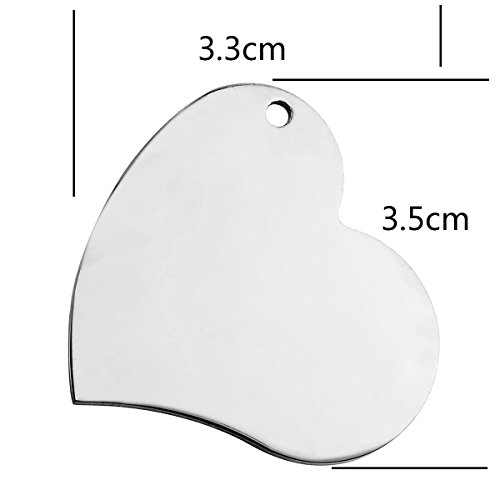 Valyria Stainless Steel Heart Pet Tags For Dog And Cat Id Tags With Diamond Crown Pendant #TOP1
