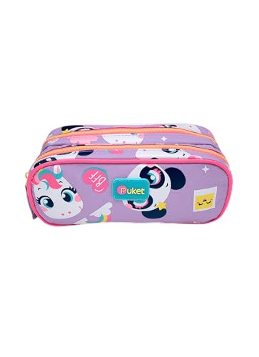 PUKET - Estojo Duplo Puket Multibichos BFF Best Friend Forever