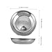 JECOMPRIS 2Pcs Stainless Steel Scale Dish for Mechanical Spring Weighing Weighing Pan Accessory for Kitchen and Industrial Use Easy to Clean and Accurate Measurements