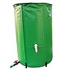 Multifunctionele regenton, opvouwbare wateropslagtank, draagbare regenwatercollector, tuinwaterkolf, met filterspie-overloopset, groen, 132 gallon
