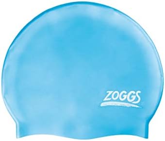 Zoggs Unisex ( ) ZOGGS SILICONE CAP EASY FIT LIGHT BLUE 301624 , Light Blue, One Size UK