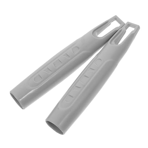 MUCKLILY 2pcs Ergonomic Plastic Mop and Dustpan Handle Grip Replacement for Broom Simple Installation and Comfortable Use for Upgrading Cleaning Tools