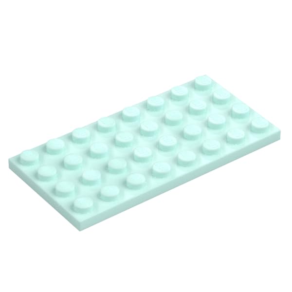 LEGO Plate Building Base 4 x 8, Multiple Colours Available (Part 3035) (Light Aqua, 2, count)