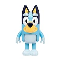 Bluey Talking Toy Chat Mates Playset, Articulated, Talking Kids Toy with 10 Iconic Phrases, Interactive Play Toys Figures Set for Kids, Ages 3+