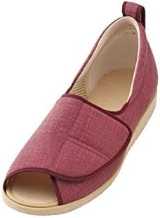 介護靴 施設 院内用 オープン和（なごみ） 1026 両足 徳武産業 あゆみシリーズ ／LL (24.0～24.5cm) あずき t