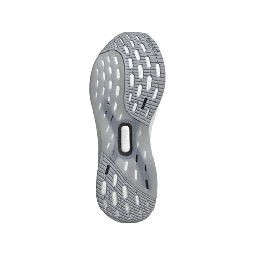 adidas Men's Ultraboost 5X Running Shoes Sneaker, White/Black/Halo Silver, 12.54