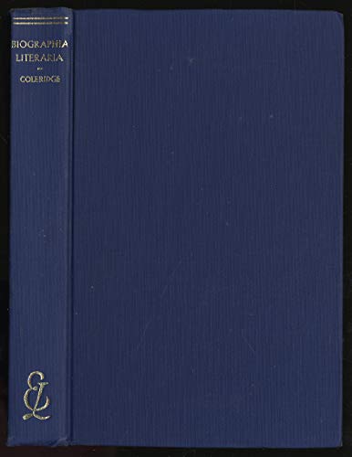 Biographia literaria B0006BWETS Book Cover