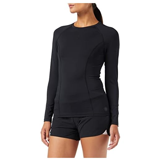 AURIQUE Camiseta Deportiva Mujer, Negro (Black), 42 (Talla del Fabricante: Large)