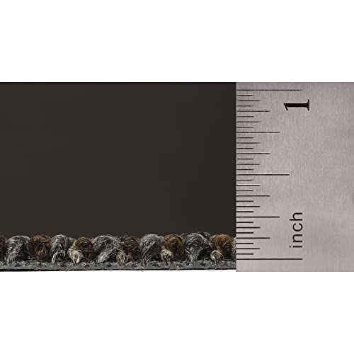 Image of Mohawk Basics 24 inch x 24 inch Berber (Loop pile), 0.09 inch Pile Height, Carpet Tile, PET Fiber, Coffee Color, (24 Tiles), (96 sqft /carton)