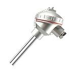 WRN230 WRN130 K Type Thermocouple, Stainless Steel Probe, 27x2 Thread, 0-1300°C, 0-500mm Length, Industrial Temperature Sensor(K 300mm)