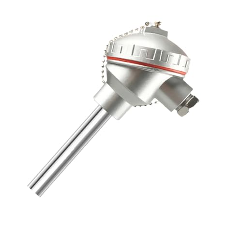WRN230 WRN130 K Type Thermocouple, Stainless Steel Probe, 27x2 Thread, 0-1300°C, 0-500mm Length, Industrial Temperature Sensor(K 300mm)