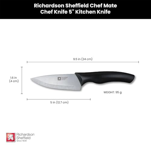 Image of RICHARDSON SHEFFIELD Chef Mate Chef Knife 5 inch Kitchen Knife | Surgical Blade Knife | Best Knife for Kitchen Use