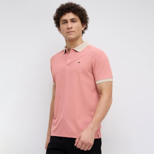 Image of Nostrum Mary Half Sleeve Polo T-Shirt with Two-Tone Collar, Stylish T Shirt for Men, Polo Tshirts for Men, Cotton T Shirt for Man, Casual Tshirt for Mens Boys