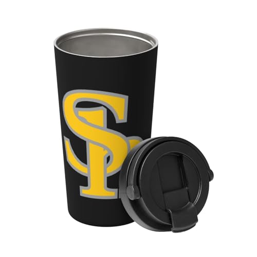 タンブラー 福岡ソフトバンクホークス 野球応援 コーヒーカップ 500ml 蓋付き 持ち手付き マグボトル 保冷 保温 ステンレス製 魔法瓶 水筒 直飲み 携帯マグ 車用 応援グッズ プレゼント