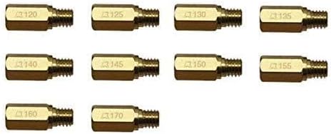 10pcs Main Jet For PWK OKO CVK Mikuni KOSO Motorcycle Carburetor Vice Injectors Nozzle Size 120-170