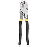 FBve Cable Cutter High Leverage Curve Jaw, 10 inch Heavy Duty Wire Cutter for Cutting Coaxial Cable,