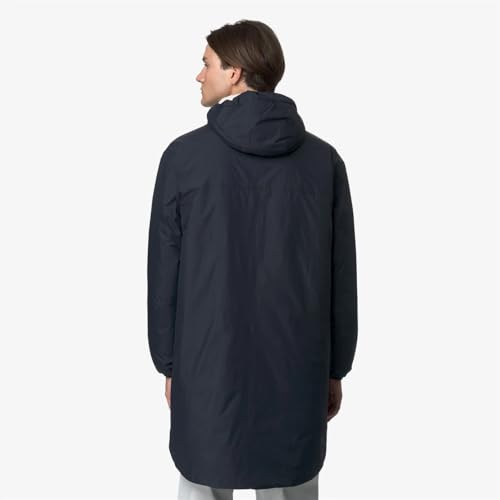 K-Way Veste longue unisexe bleu marine Le Vrai 4.0 Eiffel East Orsetto M