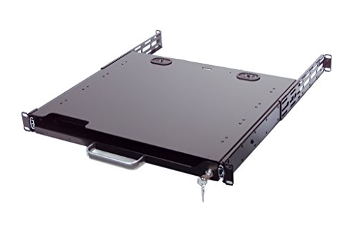 Cherry G84-4420 1U Rackmount Keyboard with trackball Mouse Supports 2 Post and 4 Post Rack Cabinet - Thumbnail 3