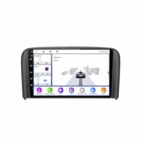 Autoradio GPS 2 Din Volvo S80 Bluetooth écran tactile et contrôle vocal 4G+64G