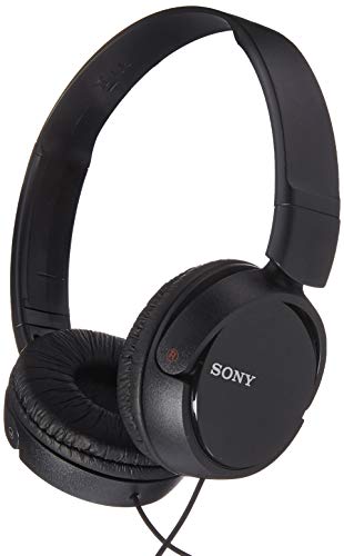 Image of Sony MDR-ZX110AP Extra Bass Smartphone On-Ear Headphones Headset with Mic (Black)
