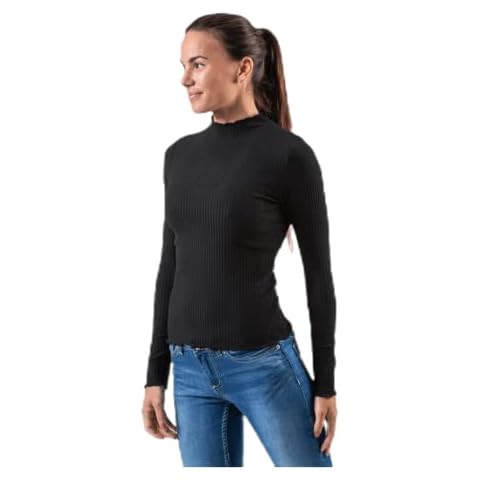 ONLY Womens Black L/S Tops M Cover