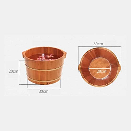 Bañera de pies de madera maciza con tapa miniatura 2