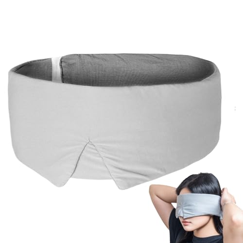 Cache-yeux occultant pour dormir : masque de nuit respirant avec sangle réglable