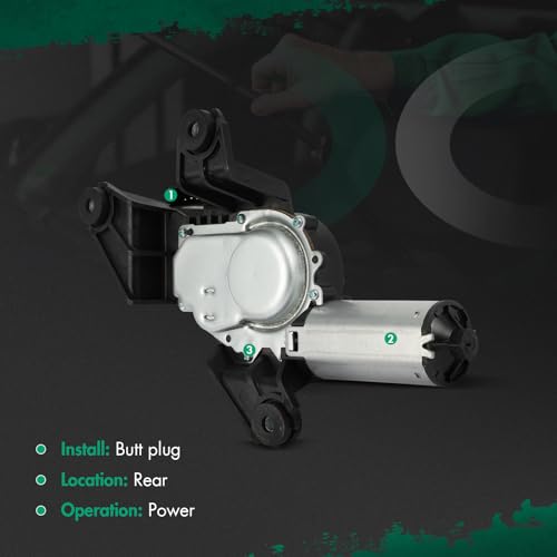 Image of SCITOO Rear Windshield Wiper Motor Replacement for 2008-2012 for Jeep for Liberty Wiper Motor 403056,57010090AB,57010090AC 5 Pins
