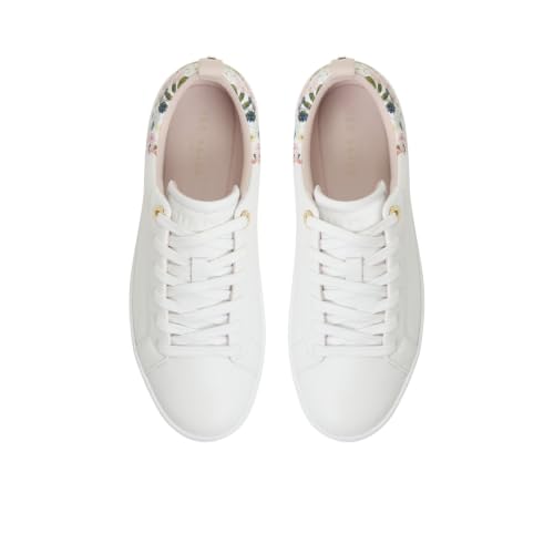 Image of Ted Baker Women's Alison Floral Leather Court Sneaker