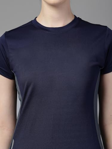 Image of CHKOKKO Gym Tshirt for Women Workout Dry Fit t Shirt Sports Tshirt Lightweight Round Neck Breathable Half Sleeve Activewear Mesh Running Yoga Tops for Woman