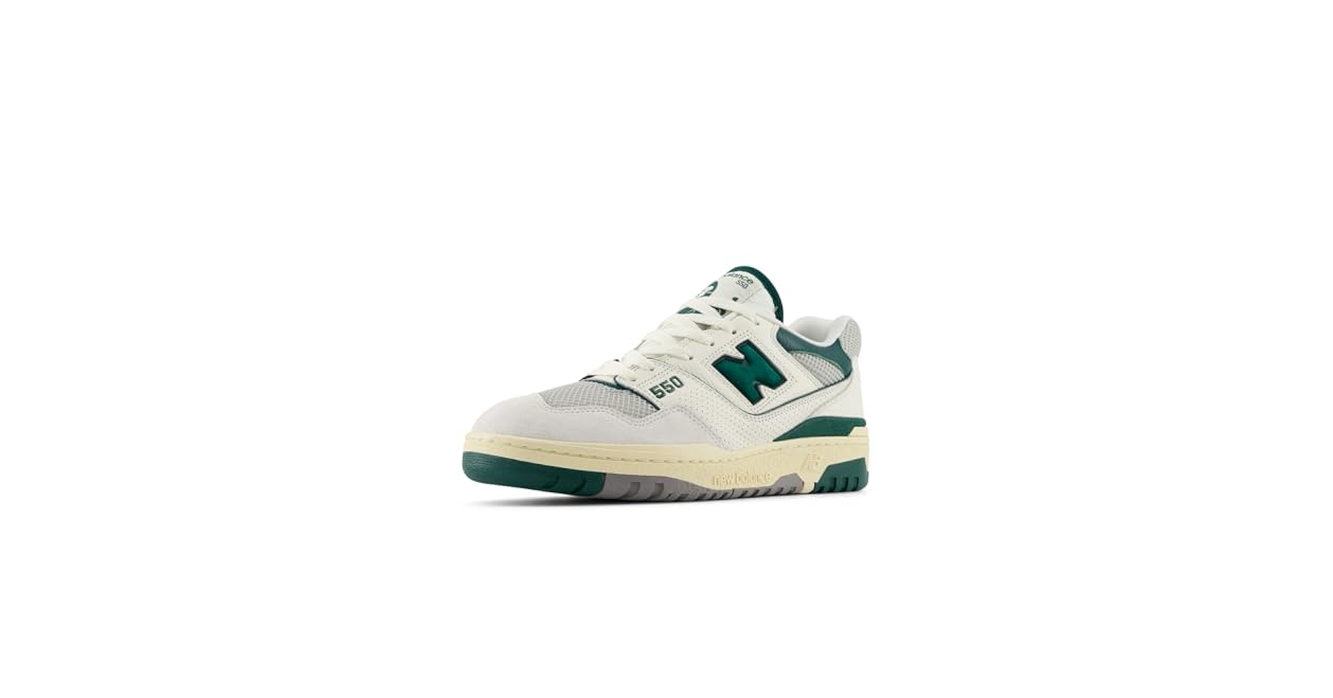 Amazon.com | New Balance Men's BB550 Sneakers, White/White