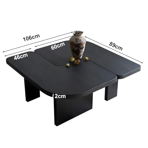 Table basse irrégulière pour sécuriser le salon et optimiser l'espace restreint - 4