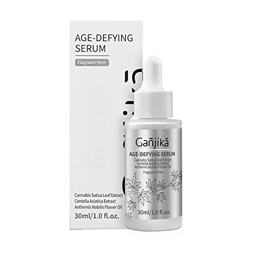 Hemp Oil Anti Aging Serum, Ganjika Anti Aging Face Serum,Anti Wrinkle Facial Serum, Reduce Fine Lines & Creases, Antioxidant Serum for face hyrating , Face Firming, Fragrance-free