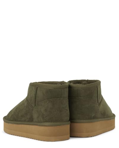 Image of The Children's Place Girls' Girls Mini Ankle Platform Boot, Faux-fur Lined
