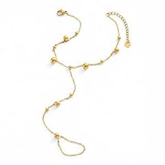 Y Beaded Drop-Gold