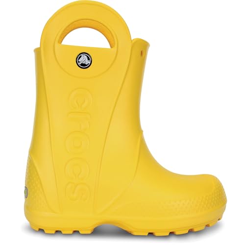 Image of Crocs Kids' Handle It Rain Boots | Waterproof Slip On Shoes | Kids' Rain Boots
