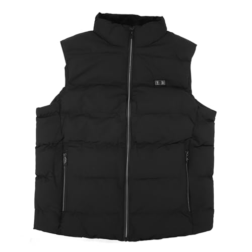 Chaleco calefactor para acampar y esquiar impermeable con 15 zonas de calor USB 4XL 7