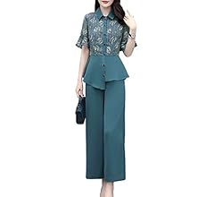 Amazon | [CHUMO] レディース セットアップ パンツスーツ 上下セット