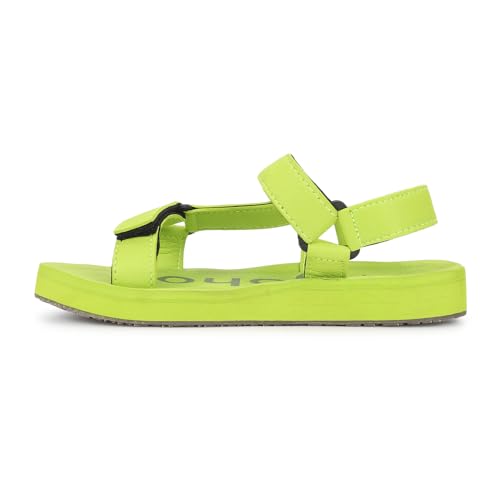 Image of YOHO EVA Sandals for Women | EVA sole | Comfortable cushioned sole with TPR base | Lightweight | Soft skin friendly straps | Adjustable straps | Velcro closure | Vibrant colour options