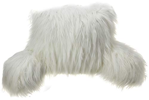 Brentwood Originals Angora Fur Back Rest Ivory