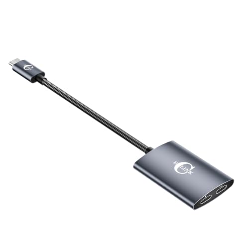 BCLINK USB-C to AR Glasses and Charging Adapter, Charge and Play, Compatible with Switch, Steam Deck, ROG Ally, iPhone 16/15 Series, Laptop and More