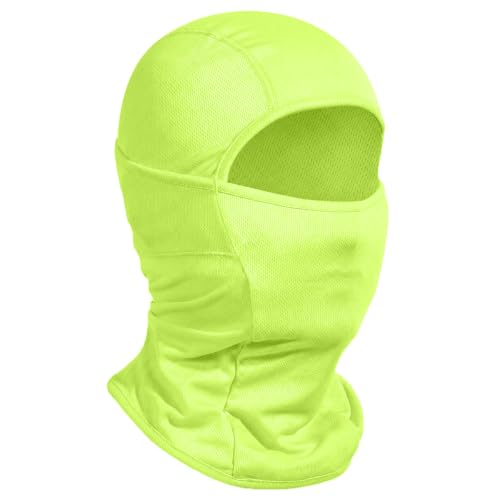 Image of Achiou Ski Mask for Men and Women, Lightweight UV Balaclava Face Cover | Breathable lightweight fabric with UV, wind, and dust coverage for riding, skiing, snowboarding, moto, running, and cycling