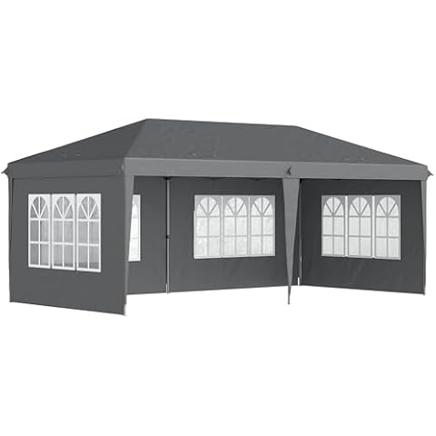 Outsunny 3 x 6m Adjustable Garden Gazebo Cover