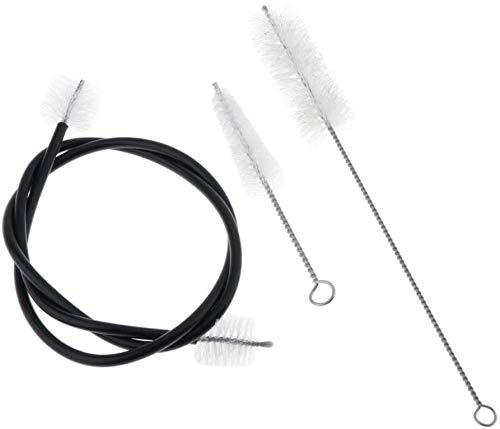 Jiayouy 3 Pieces Trumpet Cleaning Kit Mouthpiece Brush Valve Brush Flexible Brush Set For Trumpet Trombone Instrument Maintenance #TOP1