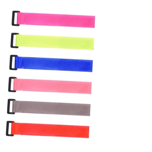 GOOHOCHY 10pcs Fishing Rod Binding Belt Lanyard Straps for Fishing Rod Non-slip Holder Accessories Random Color