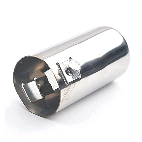 Embout Echappement Silencieux Universel en acier inoxydable voiture Tuning arrière rond tuyau d'échappement queue gorge silencieux